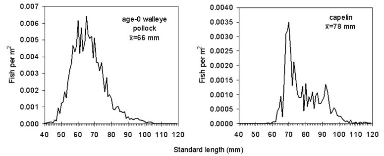 Age-0 pollock and capelin figure 2.