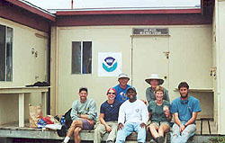 Picture of old San Miguel
               Island Research Station width=