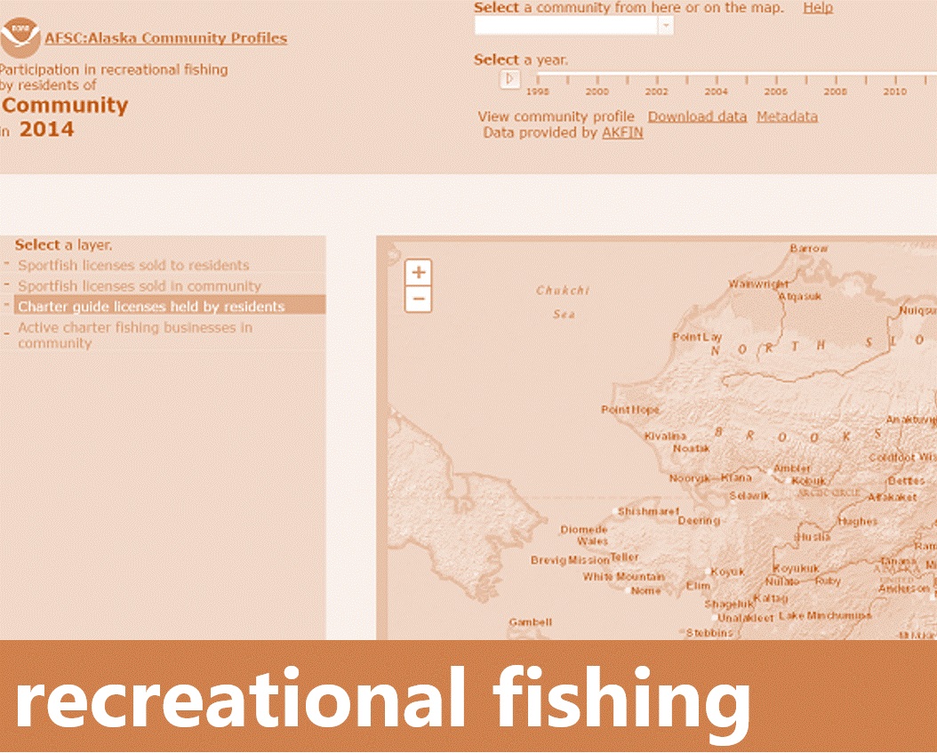 recreational fishing map